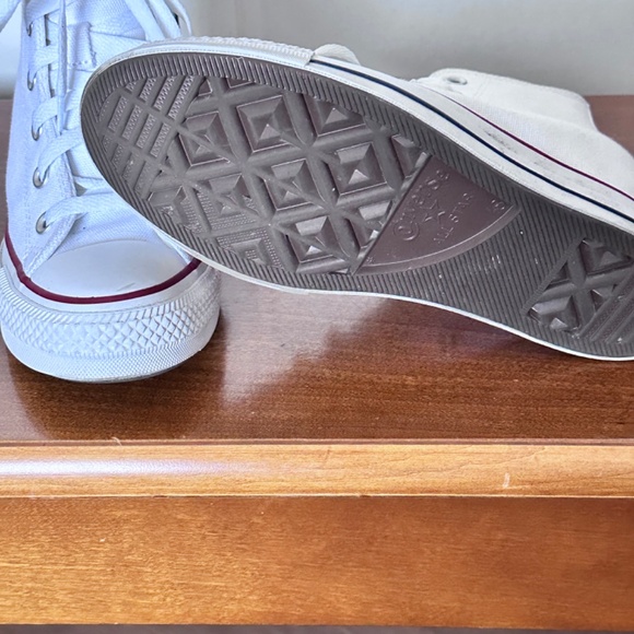 Converse Chuck Taylor All Star Hidden Wedge Platform White Sneaker - Picture 5 of 7